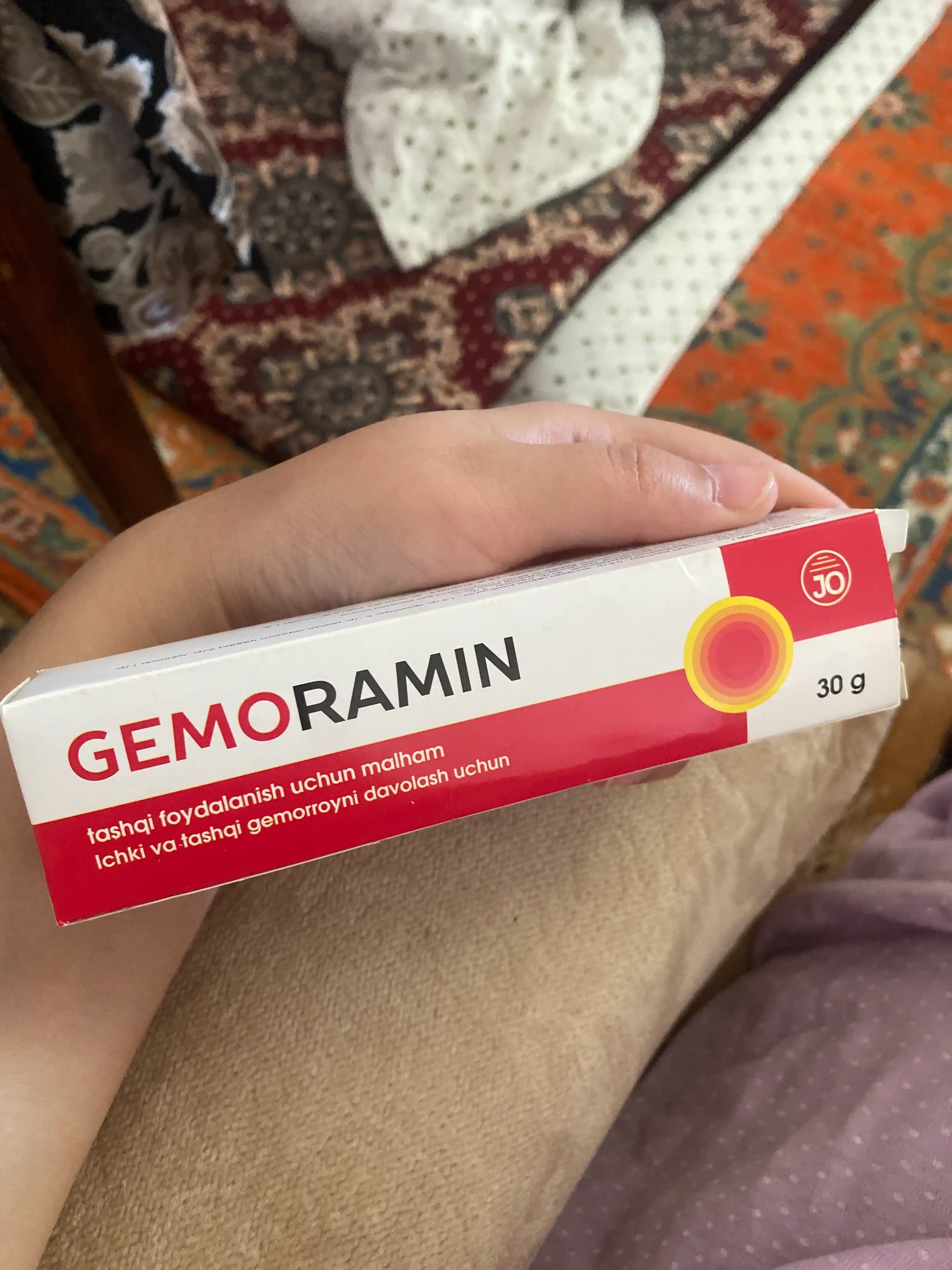 Gemoramin, gemorroy uchun yengil yechim, parvarish 