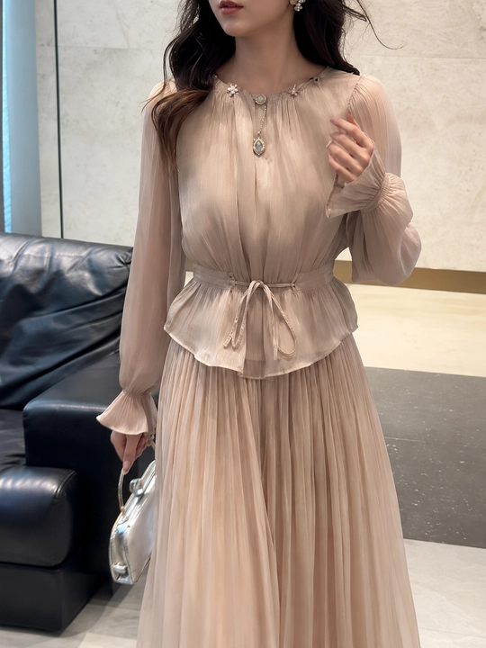 Ayollar uchun organza kofta, yozgi, qizlar uchun kofta, bahorgi, S-XL o‘lchamlarda, bluzka - 