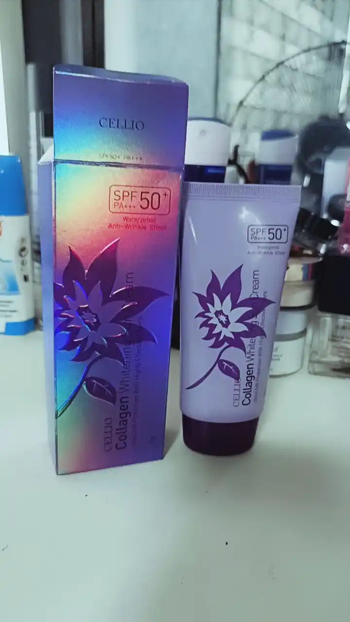 Yuz uchun namlantiruvchi va quyoshdan himoya qiluvchi krem, Dr.Cellio 98%, SPF 50+, Koreya