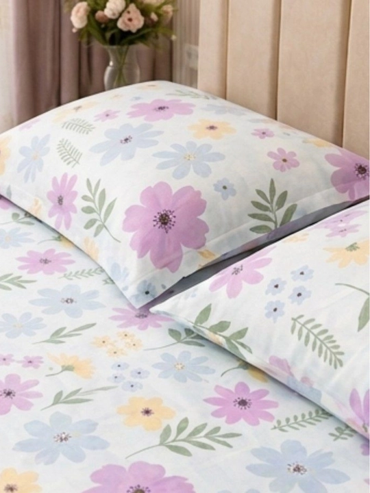 Комплект постельного белья из хлопка, 220×240 см, 2 наволочки 50×70 см