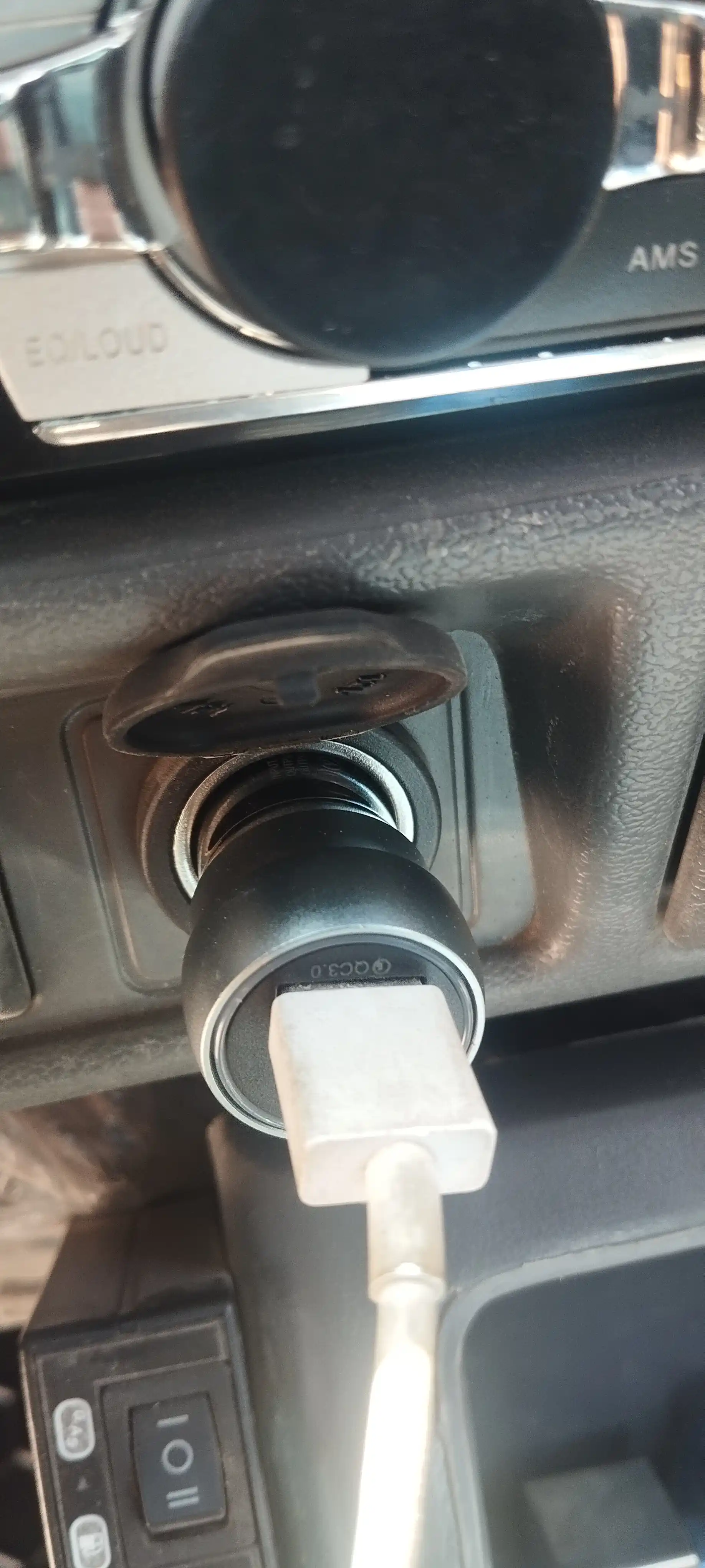 Автомобильное зарядное устройство, с быстрой зарядкой, 55 W