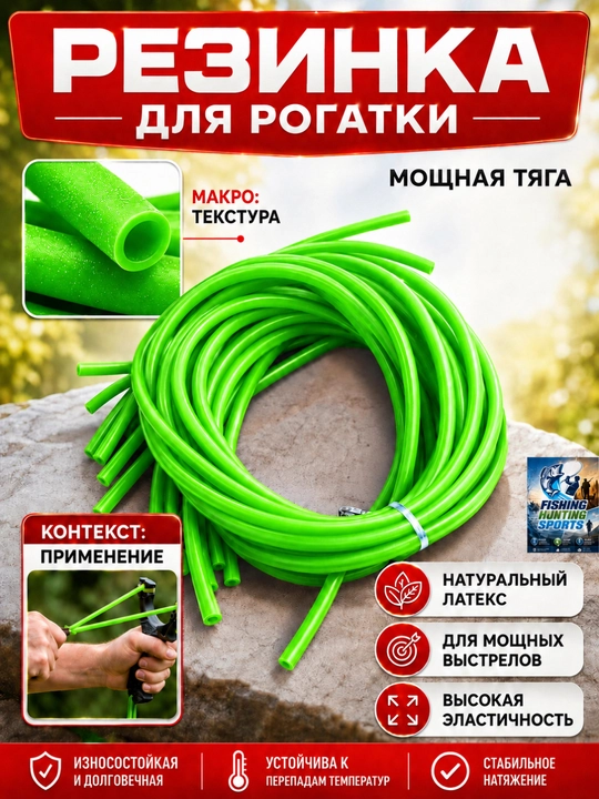Готовые резинки для рогатки