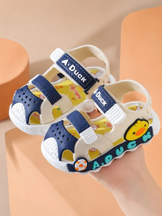 Bolalar uchun sandal, o‘g‘il bolalar yozgi sandali, Duck dizaynli yengil sandal - 