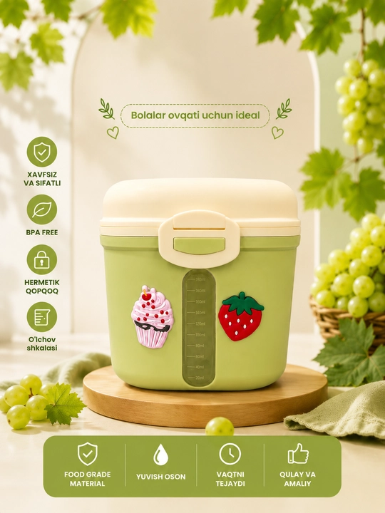 Bolalar uchun kasha va pyure idishi 300gr - 