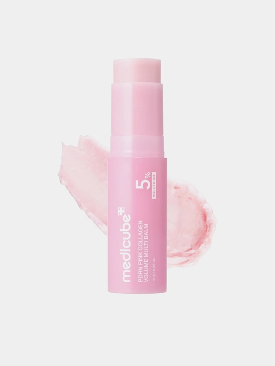 Medicube PDRN Pink Collagen Volume Balm yuz uchun yoshartiruvchi balzam, Ajinlarga qarshi