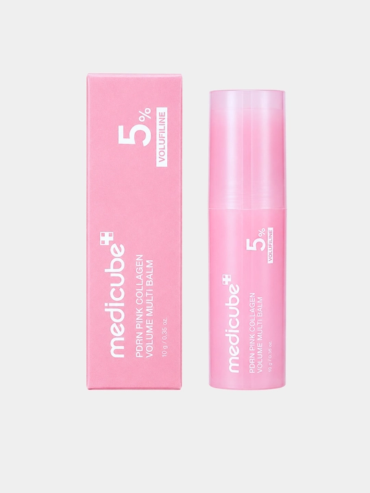 Medicube PDRN Pink Collagen Volume Balm yuz uchun yoshartiruvchi balzam, Ajinlarga qarshi
