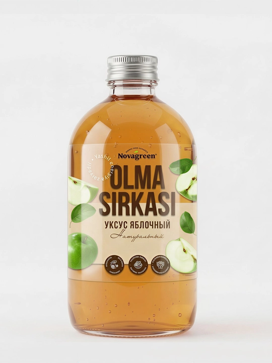 Olma sirkasi 6%, filtrlanmagan, "with mother", 350 ml