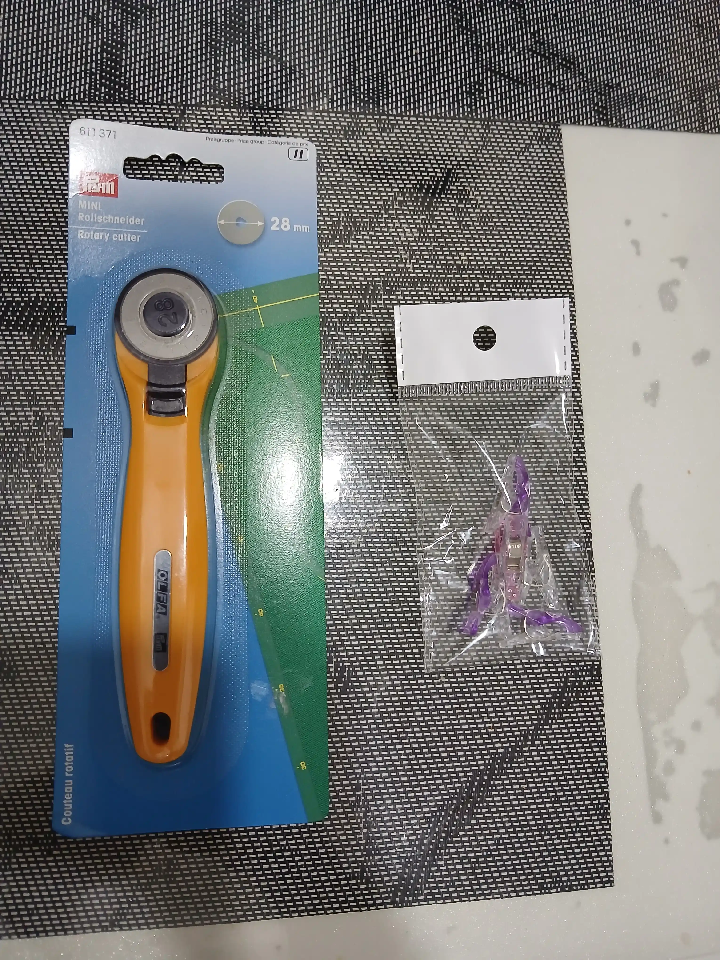 Kesish pichog'i Mini 28 mm, Prym
