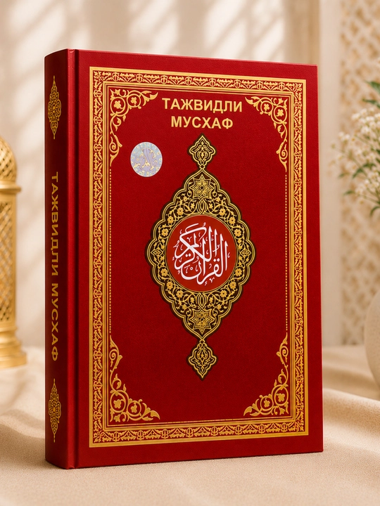 Mus’haf Qur’on kitobi, premium toifadagi sovg‘a nashri, 17x24 sm