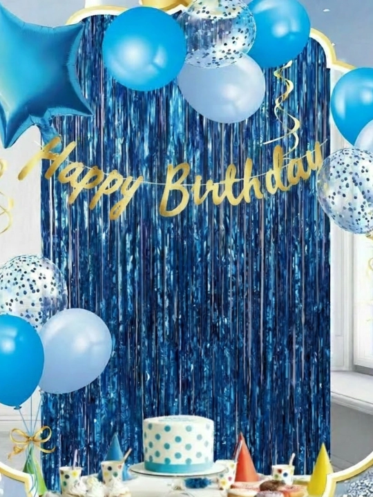 Набор для украшения дня рождения Happy Birthday с шарами и фотозоной - 