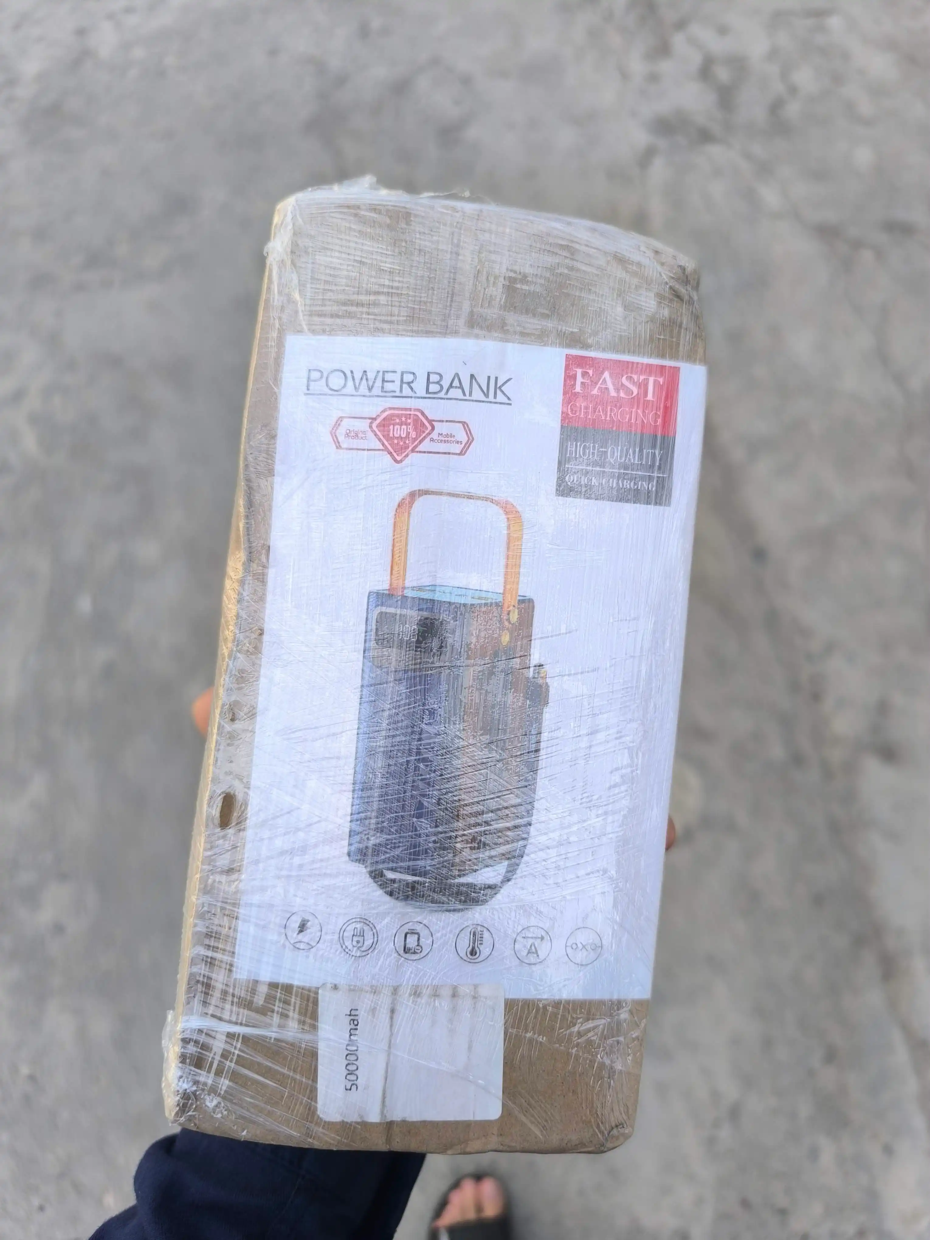 Tez zaryadlanuvchi tashqi akkumulyator, power bank 50000, 100000, 160000