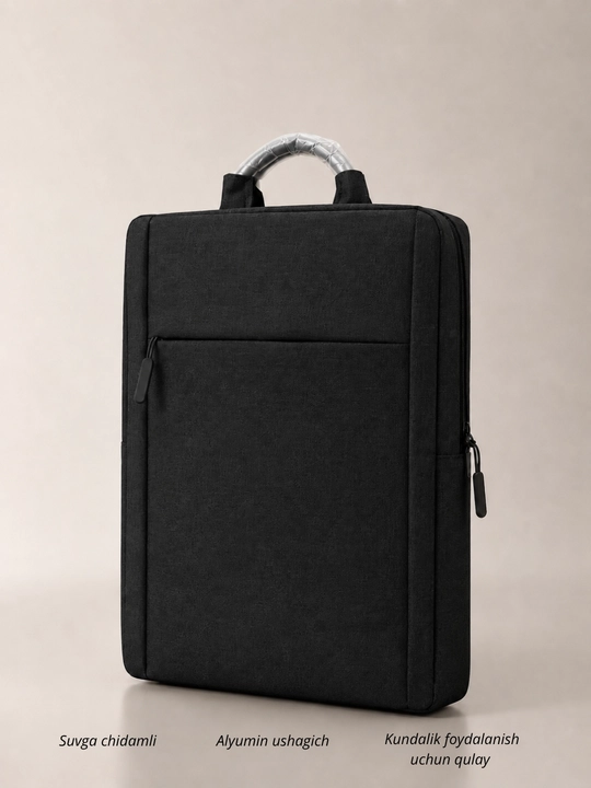 13-14 va 15,6 dyuymli noutbuk va MacBook uchun himoyalangan sumka