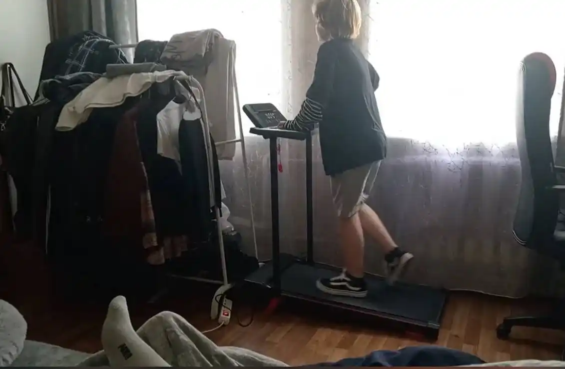 Yugurish yo‘lakchasi uy uchun, elektr buklanadigan 2.0 HP, yugurish va yurish uchun