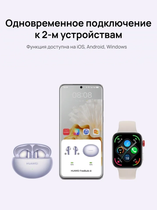 Simsiz Huawei Freebuds 6i naushniklari