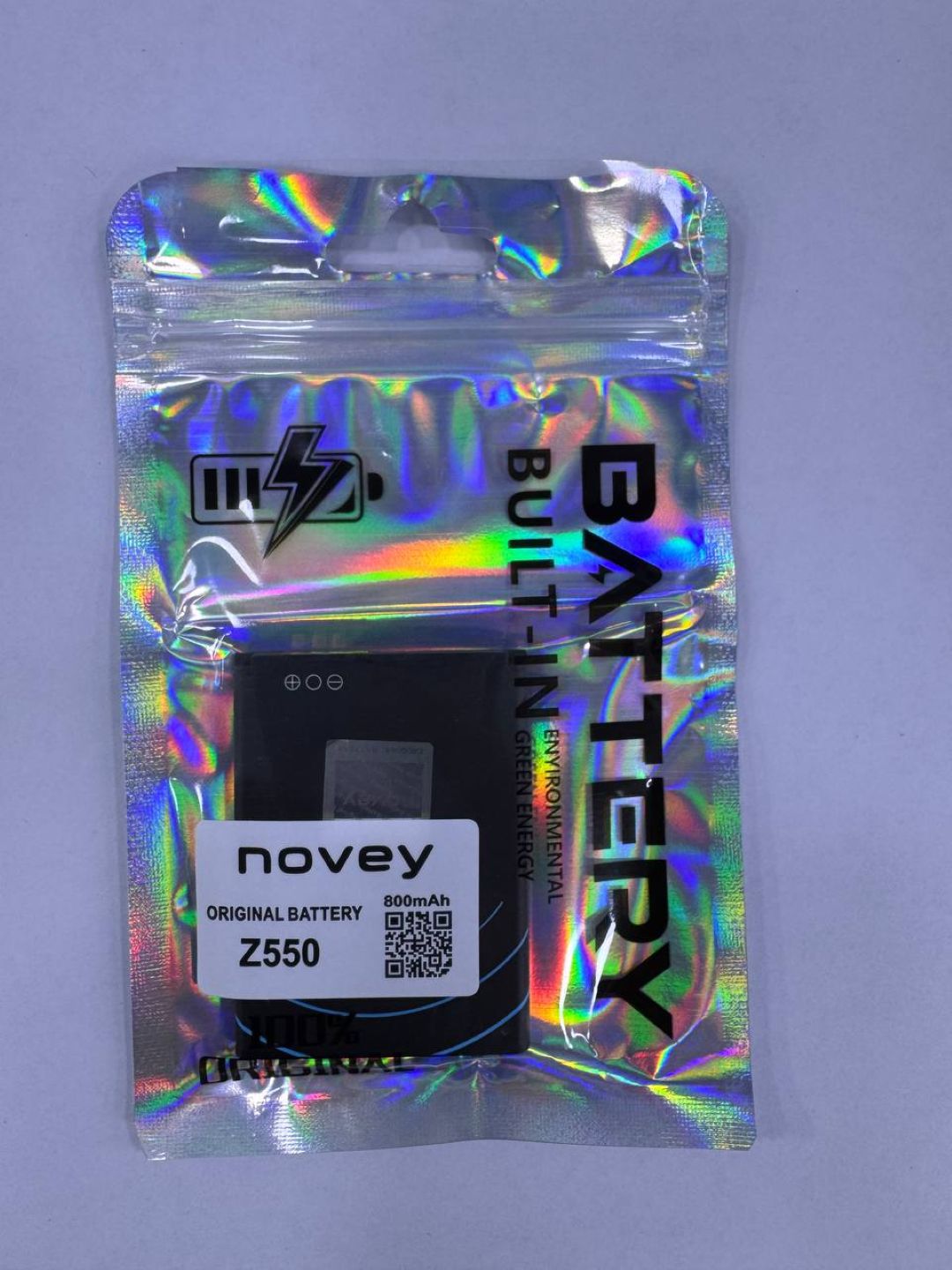 Novey Z550 telefoni uchun qayta zaryadlanadigan litiy-ionli batareya - 