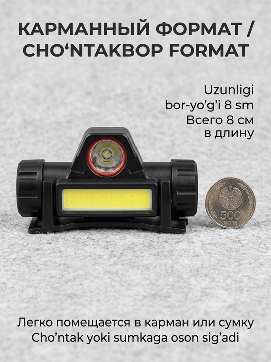 Bosh o'rnatgichli yorqin fara, YUQORI quvvatli far