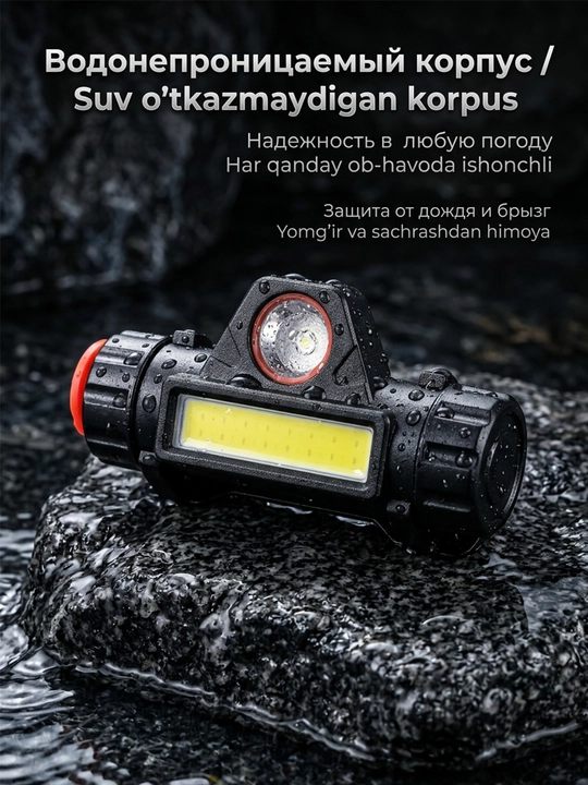 Bosh o'rnatgichli yorqin fara, YUQORI quvvatli far