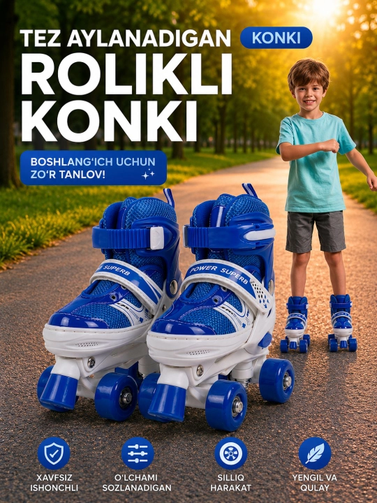 Детские роликовые коньки, раздвижные ролики для детей и девочек