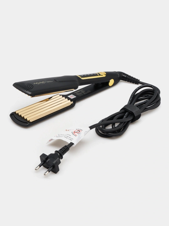 Профессиональное гофре для волос MAC Styler MC 5501, титановые пластины безвредны для волос