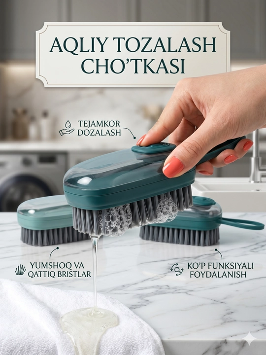 Tozalash uchun universal choʻtka-dozator - 