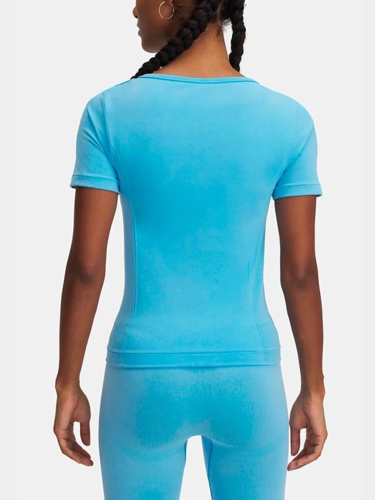 Under Armour Футболка Vanish Seamless Washed SS-BLU 1388112-452
