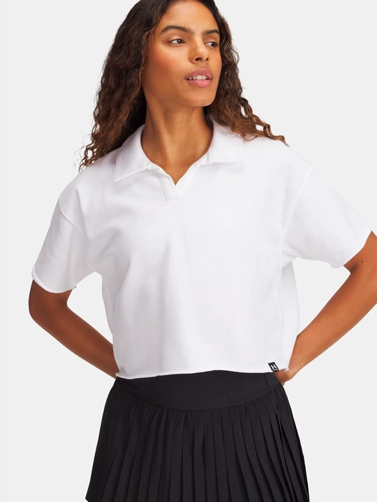 Футболка поло UA Icon Terry Polo-WHT - 