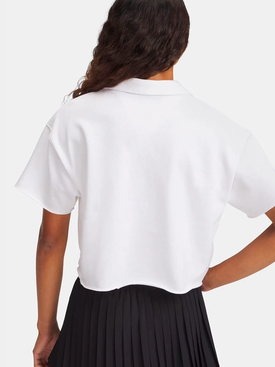 Футболка поло UA Icon Terry Polo-WHT