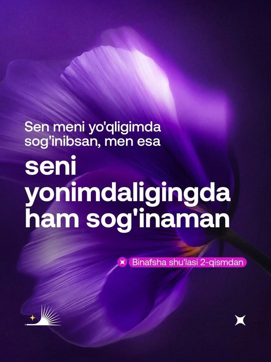Binafsha shulasi 2, Usoma Muslim,  Binafsha shu’lasi