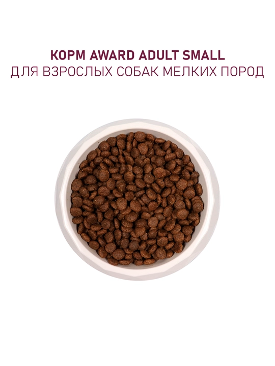 Award quruq ozuqa itlar kichik zotli uchun quzichoq va kurka go'shti bilan, 10 kg
