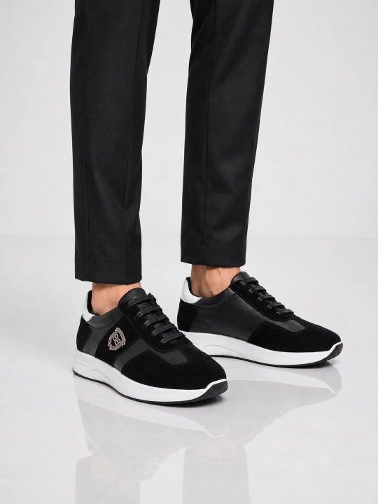 Erkaklar va o‘smirlar uchun Premium Black sliponlar, tabiiy charm, qulay yengil taglik