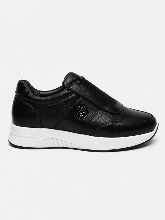 Erkaklar va o‘smirlar uchun Premium Black sliponlar, tabiiy charm, qulay yengil taglik