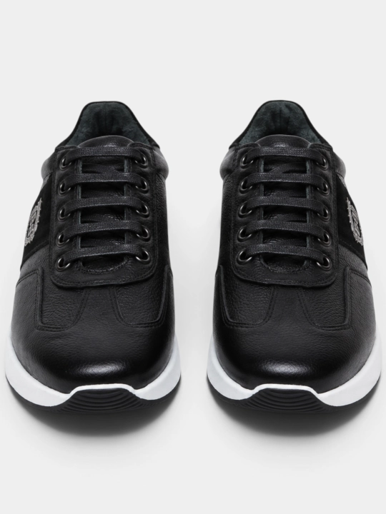 Erkaklar va o‘smirlar uchun Premium Black sliponlar, tabiiy charm, qulay yengil taglik