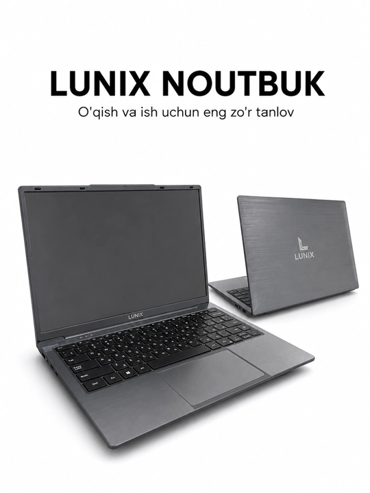 Lunix 14 dyuym noutbuk, 12GB RAM, 256GB SSD, Windows 10 Pro, o‘qish va ish uchun - 