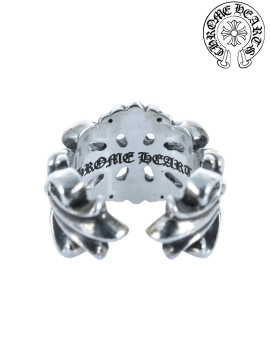 Chrome Hearts uslubidagi vintage Y2K gotik unisex o'lcham tanlamaydigan uzugi - 