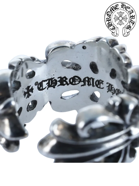 Кольцо Chrome Hearts в винтажном готическом стиле Y2K, унисекс, регулируемое