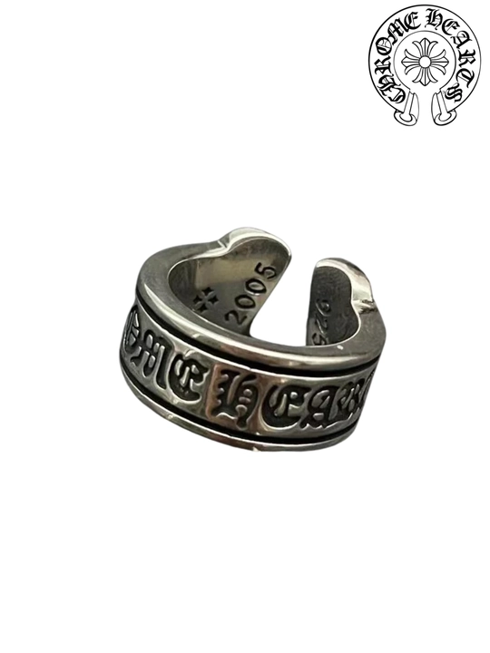 Кольцо Chrome Hearts в винтажном готическом стиле Y2K, унисекс, регулируемое