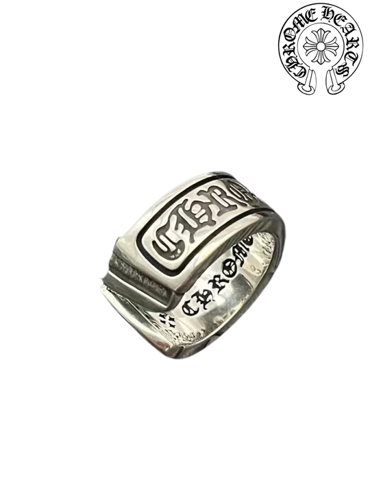 Кольцо Chrome Hearts в винтажном готическом стиле Y2K, унисекс, регулируемое