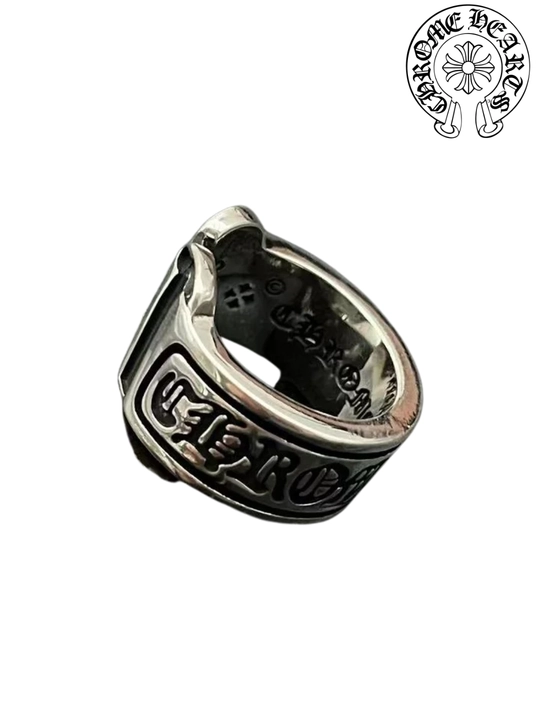 Кольцо Chrome Hearts в винтажном готическом стиле Y2K, унисекс, регулируемое
