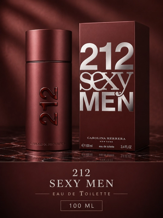 Туалетная вода 212 Men Sxy Carolina Herrera, 100 мл - 