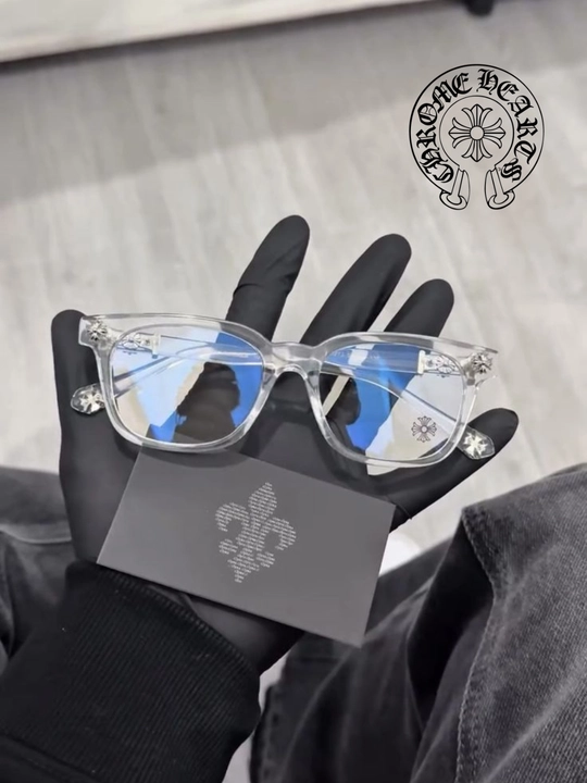 Очки Chrome Hearts в стиле Y2K - 