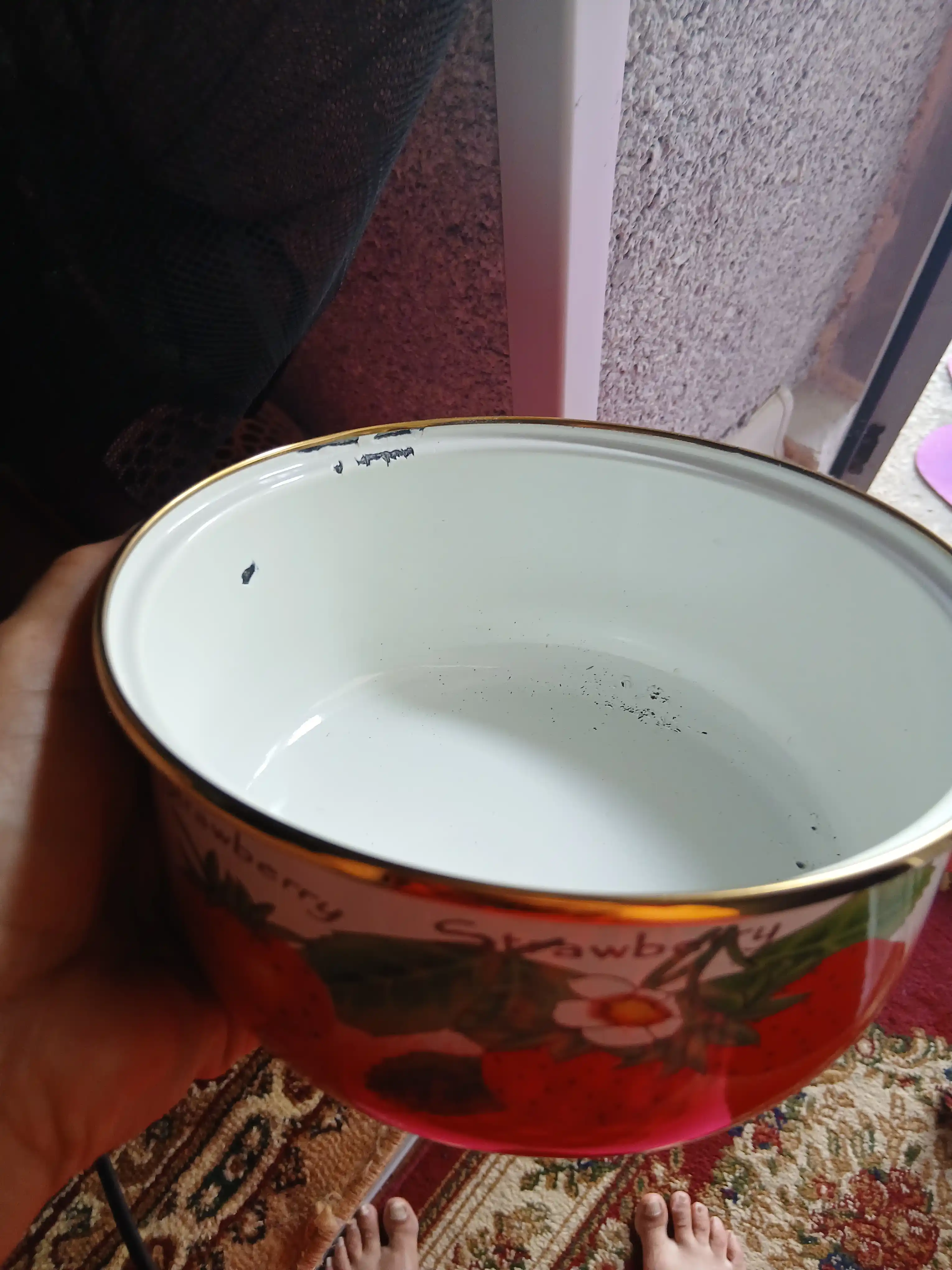 Emalli kastryulkalar to‘plami 3 dona qopqoq bilan, Gulli dizayn, Barcha plitalar uchun
