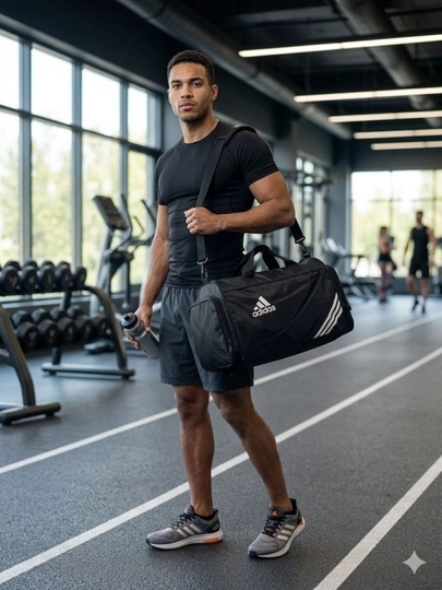 Erkaklar va ayollar uchun Adidas sport sumkasi, yo‘l sumkasi va sport zali sumkasi