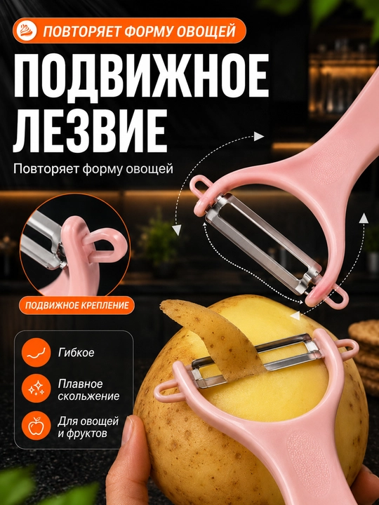 Овощечистка, нож для чистки фруктов и овощей