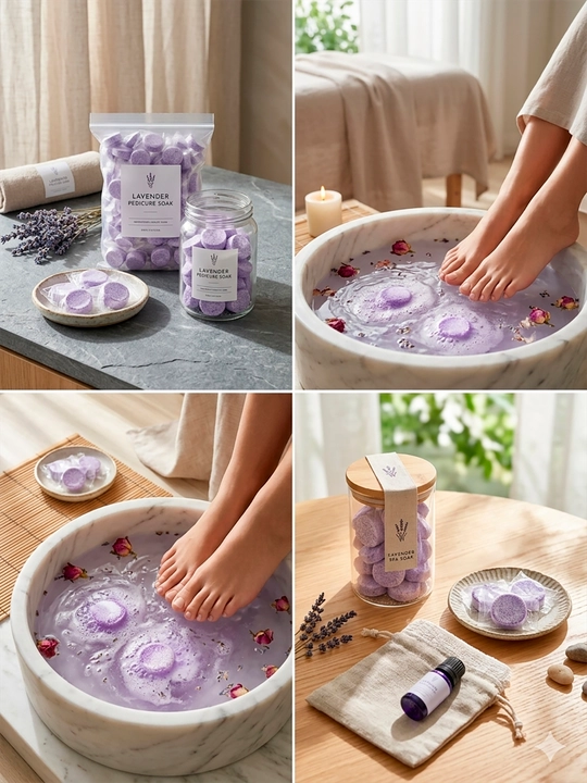 Шипучие таблетки для ванночки ног Pedicure SPA 1кг — педикюр дома, размягчение кожи
