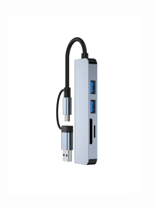 Type-C hab 8 tasi 1 da, Macbook uchun adapter, HDMI, USB, Type-C, MicroSD