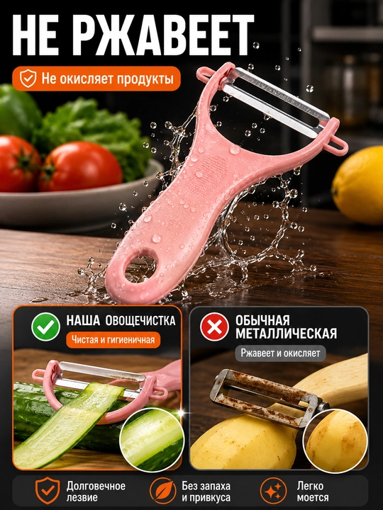 Овощечистка, нож для чистки фруктов и овощей