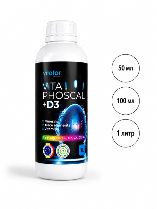 Vita Phoscal + D3, жидкая кормовая добавка - 