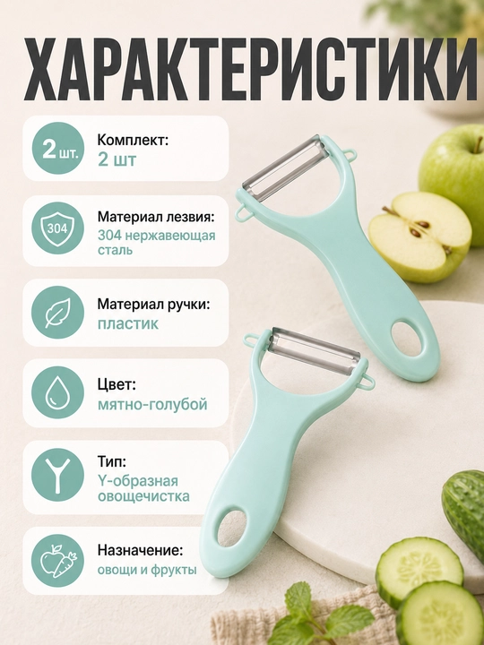 Овощечистка, нож для чистки фруктов и овощей