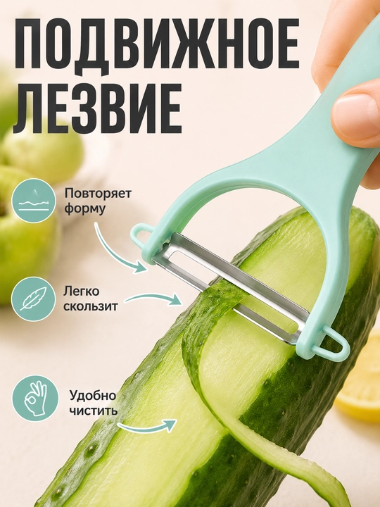 Овощечистка, нож для чистки фруктов и овощей