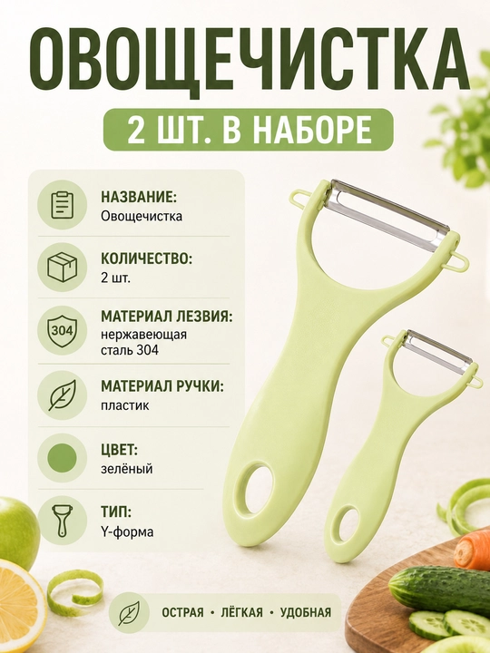 Овощечистка, нож для чистки фруктов и овощей